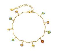 Daisy Flower Choker Women Chain Necklace Lightweight Fashionable Accessory for Daily Wear and Parties
