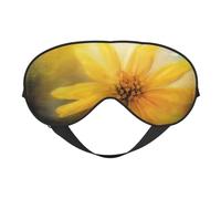 Daisy Flower Picture Sleep Eye Mas Updated Design Light Block Night Eye Blinder Men Women Shift Travel Gifts