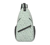 Daisy Flowers Sling Bag, Chest Bag Daypack, Crossbody Sling Mochila para Viajes, Deportes, Correr, Senderismo