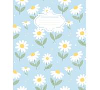 Daisy Garden Composition Notebook: A Cute Floral Writing Notebook for Kids & Students - College Ruled, Classic Composition Book Style