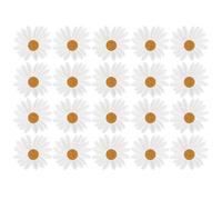 Daisy Iron On Patches 20 Pack | Embroidery Decals for DIY Craft