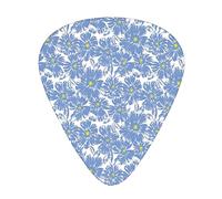 Daisy Jasmine - Juego de 12 púas universales para guitarra ABS, ramillete de margaritas y jazmín, fragancia de pétalos de jazmín, belleza botánica, diseño de naturaleza pastel, para guitarra acústica