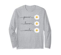 Daisy Plant Peace Love Smile Common Daisy Flower Manga Larga