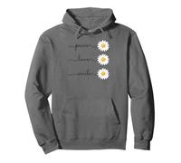 Daisy Plant Peace Love Smile Common Daisy Flower Sudadera con Capucha