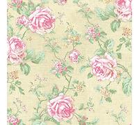 DAISY Servilletas de papel de seda de 3 capas con diseño de flores primaverales para decoupage, 33 x 33 cm, paquete de 20 unidades, color crudo