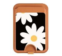 Daisy White Flowers - Soporte magnético para tarjetas para iPhone 16, 15, 14, 13 Pro Max, multicolor