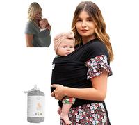 DaisyGro, Portabebés Cuddle Time extra suave para tu bebe, 2 tamaños, gris o negro