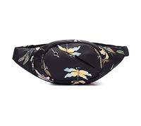 DAITET Cangurera de libélula para Hombres y Mujeres, riñonera Cruzada de libélula con cinturón Ajustable, de Gran Capacidad, para Viajes, Senderismo, Ciclismo, Entrenamiento, Casual (libélula Negra)