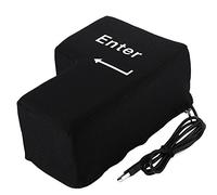 Daity Big Enter Button Multifunction Enter Taste Pillow with Data Input Keys USB Anti-Stress Pillow Nap Pillow Pillow Pillow for Office, Home and Business Travel