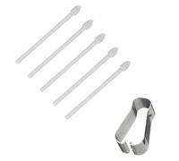 DaiUni Puntas de Repuesto para Samsung Galaxy Tab S8+ Plus/Tab S8 Ultra/Tab S7 / S7+ Plus / S7 FE/Tab S6 / S6 5G / S6 Lite Lápiz óptico de Pantalla táctil S Consejos con Herramienta, 5 pcs (Gris).