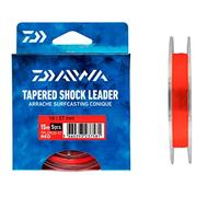 Daiwa - Bas de Ligne Arrache Surf Taper Leader Rouge - 15m - 0.18.0.57mm - x5 - TPLDR1857