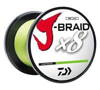 Daiwa Braided J-BRAIDX8 LÍNEA Trenzada, Verde Amarillento, 36,3 kg