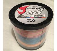 DAIWA Braided Línea Trenzada J-BRAIDX8, Multicolor, 18,14 kg