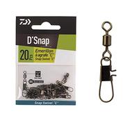 Daiwa Emerillon - Grapa Snap Swivel C - No.14 - R.4 kg - Black Nickel - EM258111