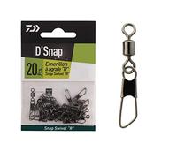 Daiwa Emerillon - Grapa Snap Swivel R - No.2 - R.22 kg - Negro níquel - EM258128