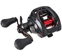 Daiwa Fuego CT-Baitcast-Rolle fgct100hsl - Carrete de Pesca, Color Negro y Rojo