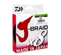 Daiwa - Jbraid 8 Braid 150, Color Verde, Talla 0.060 mm