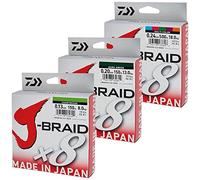 Daiwa Hilos de Pesca J-Braid X8 150 m #0.10 mm X8 Chartreuse Trenzado Spinning Surfcasting Carpfishing