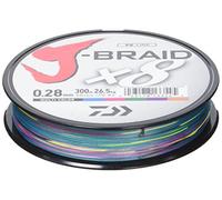 Daiwa Hilos de Pesca J-Braid X8 300 m #0.28 mm X8 Multicolor Trenzado Spinning Surfcasting Carpfishing