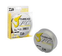 Daiwa Hilos de Pesca J-Thread FC Fluorocarbon 100 m 110 yd 0.278 mm 10 LB Fluorocarbono Spinning Surfcasting Boloñesa