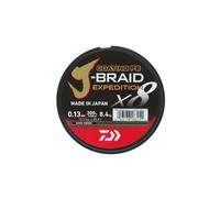 DAIWA J-Braid Expedition X8E, 0,16mm, 9,8kg/21,6lbs, 300m, Dark Green/Verde Oscuro, Sedal Trenzado, Hilo de Pescar, 12551-116
