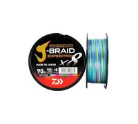 DAIWA J-Braid Expedition X8E, 0,22mm, 19,5kg/43,1lbs, 300m, Multi-Color, Sedal Trenzado, Hilo de Pescar, 12552-122