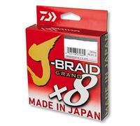 Daiwa J-Braid Grand 8-Braid, 150 Meter, 0.16mm, 10.0kg/22lbs, Multicolor, 12795-016