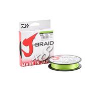 Daiwa j-braid línea trenzada de pesca, 8 fibras, 300 m, verde amarillento, Dm: 0,24mm