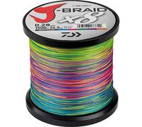 DAIWA J-Braid X8 0,13mm, 8,0kg/18lbs, 1500m multicolor - línea de pesca trenzada