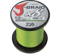 Daiwa j-Braid x8, 1500 m Chartreuse - Trenzada línea de Pesca Talla:DM: 0,24 mm