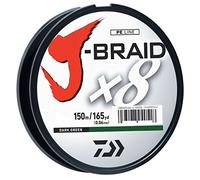 Daiwa J-Braid x8 - Carrete de Pesca de Repuesto, Verde Oscuro, diámetro Equivalente de monofilamento: 5,4 kg