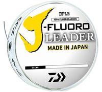 DAIWA J-Fluoro Líder Línea de Pesca, Unisex, Transparente, 20 lb/100 yds