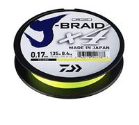 Daiwa J-Trenza X4 Trenzado Sedal - Todas Las Tallas & Colores - Amarillo, 0,19mm 135m
