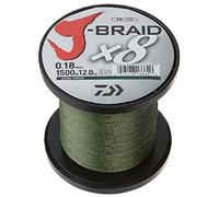 DAIWA Pesca JB4U6-300DG J-Braid X4 línea Trenzada de 4 hebras, 6# 300 Yardas, Unisex, Verde Oscuro, 2,7 kg