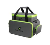 Daiwa Prorex Eva WP Tackle - Contenedor impermeable de material EVA, multicargador con correa para el hombro, compartimento superior extraíble, incluye cajas de aparejos, tamaño pequeño y grande