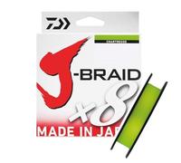 Daiwa Trenza 8 hebras J-Braid X8-300m - D.0,13 mm - R.8kg-18lb - Chartreuse - 12750113
