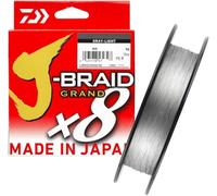 DAIWA Tresse 8 Brins J-Braid Grand X8-270m - PE.0.8 - D.0.10mm - R.7kg-15lb - Gris - 12793110