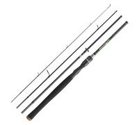 DAIWA Wilderness Travel, longitud 2,05 m / 6.73 pies, peso de lanzamiento: 2.0-9.9 g, caña de pescar giratoria de punta sólida