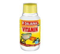 Dajana Vitamin Complejo Multivitamínico con Aminácidos para Peces, Suplemento Líquido Que Refuerza el Sistema Inmunitario, Ideal para Cría, Estrés y Enfermedades, Uso en Agua Dulce y Salada