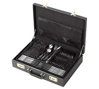 Dajar Set Cubertería Napoli 72-TLG, Acero, Plata, 35 x 31 x 10 cm, Unidades