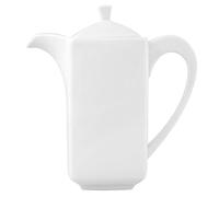 Dajar Tetera de Porcelana Blanca de 600 ml, 17 x 8 x 17,6 cm