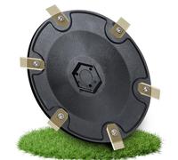 DAJASD 6 discos de cuchillos, compatible con ECOVACS Goat O500, O800, O1200, G1-800, G1-2000, G1, cortacésped, disco giratorio, cortacésped de plástico reforzado con fibra de vidrio