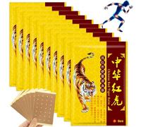 DAJASD 80 PCS Parches de Tigre, Parches Para El Dolor, Parches de Tigre Chino, Parche para Aliviar el Dolor para Rodilla,Cuello,Hombros,Dolores Musculares