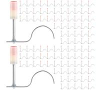 DAJAVE 300 clavos para pistola de clavos, pistola de clavos para acero y hormigón, 7,3 mm, multiusos, herramienta de tiro, clavos para techos, pistola de clavos de aire comprimido, para canales de