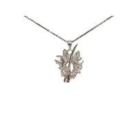 DAJEWELRYCRAFTS Colgante de plata con diseño de espada alada podrida - Collar inspirado en el anillo Elden Dark Souls, Pendant, Plata esterlina, 0 unidades