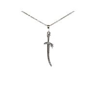 DAJEWELRYCRAFTS Colgante Dragonscale Blade Gaming, plata de ley 925, 3 acabados, anillo Elden inspirado en Dark Souls, Pendant, Plata de ley, 0 unidades