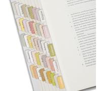 DAJISI 75 pestañas bíblicas, pestañas bohemias de la Biblia para estudio de la Biblia, fáciles de leer y aplicar, pestañas de índice de la Biblia, calcomanías de la Biblia para mujeres y hombres,