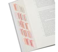 DAJISI 75 pestañas de la Biblia, pestañas laminadas para Biblia de estudio, pestañas de la Biblia rosas para mujeres y hombres, fáciles de leer y aplicar, pestañas de índice de la Biblia, accesorios