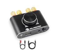 DAJUNGUO 2.0 Canales 20W+20W Amplificador con Función de Control Remoto, Admite Entrada /USB/AUX