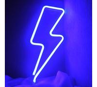 DAKABUKA Luces nocturnas de neón para decoración de pared, funciona con USB o pilas, para dormitorio, habitación de niños, sala de estar, bar, Navidad (azul)